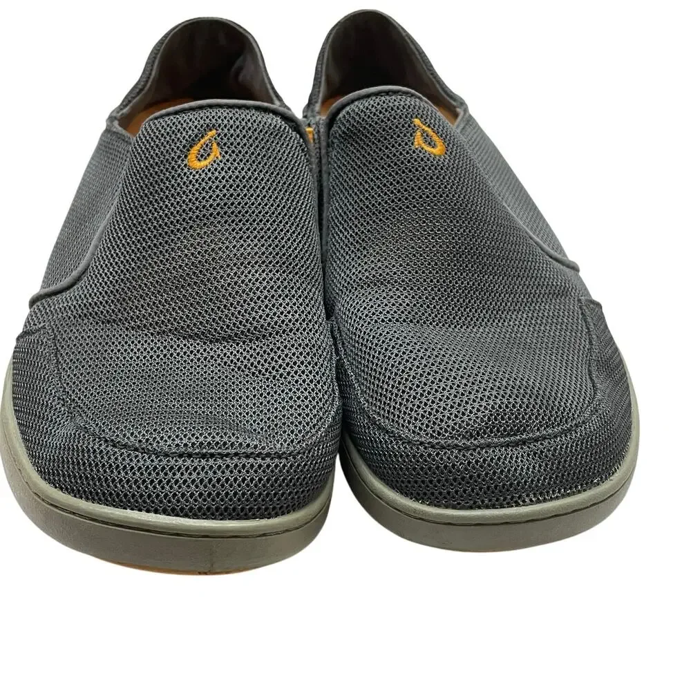 Olukai Nohea Mesh Dark Shadow Slip On   Shoes Men’s Size 8M